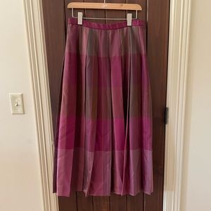 Wool Pendleton Skirt, Pleated, medium, vintage 10